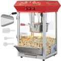 Miniatyrbild 1 av 11: Popcornpopper 850W, röd bänkskivemodell 8 Oz, 48 koppar, snabb uppvärmning, perfekt för hemmakvällar och fest, enkel att använda