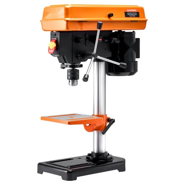 Penkkiporanpuristin 203,2 mm, 2,3 A Oikosulkumoottori, 500 W, 5-nopeuksinen, 0-45° Kallistettava Työstöpöytä, Työvalo