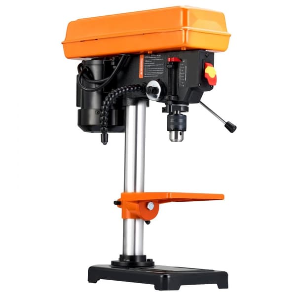 Penkkiporanpuristin 203,2 mm, 2,3 A Oikosulkumoottori, 500 W, 5-nopeuksinen, 0-45° Kallistettava Työstöpöytä, Työvalo