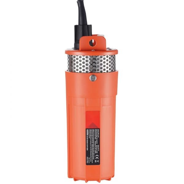 Solfjäder Vattenpump 12V DC 96W, Dränkbar Djupbrunnspump, 1,6 GPM Flöde, 230 ft Höjd, Soldriven för Bevattning och Boskapsdrickning