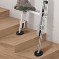 Miniatyrbillede 8 af 11: 23,4 tommer stige nivelleringsstål, 550lbs last, nivelleringsværktøj til ujævnt underlag, robust og holdbart design.