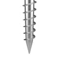 Miniatyrbillede 10 af 11: Ground Anchor U-formet, 1 pakke, 3,94x2,76x27,56, gør-det-selv-skrue, inkl. 6 lagbolte, robust stålholder til postkasser og hegn