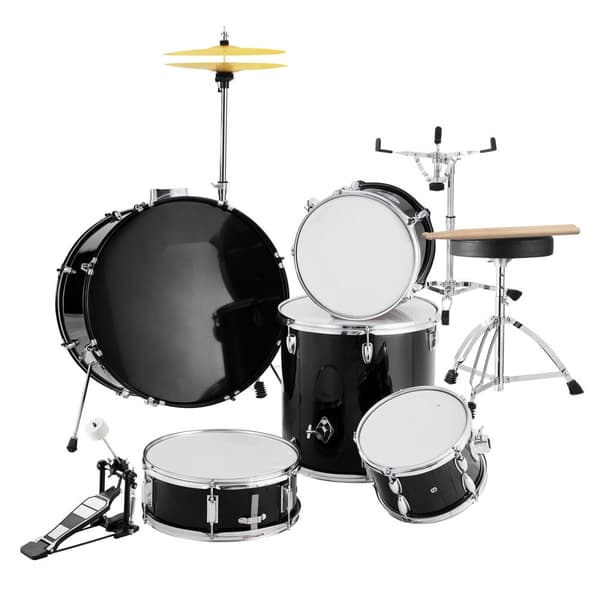 Aikuisten Rumpusetti 5 Osaa - Premium Rumpuja, Korkea Laatu, Musiikki-Instrumentti Aikuisille