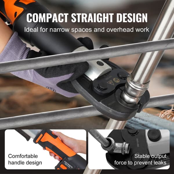 Pro Press Værktøj, Rør Crimping Kit, Batteri Kit M15 M22 M28, Robust og Effektiv, Til Professionelt Brug.