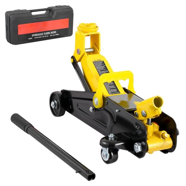 Lavprofil gulvdonkraft 1,5 ton Heavy Duty hydraulikpumpe, enkelt stempel, pålidelig og effektiv til tung belastning.