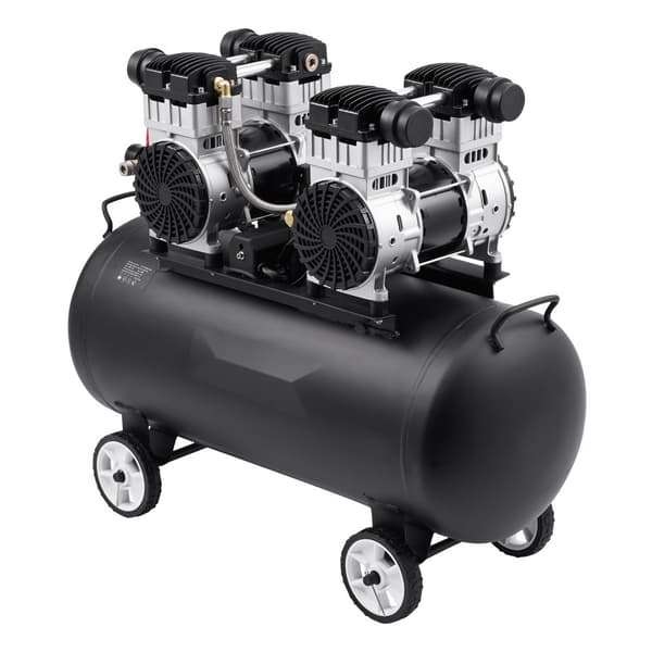 Luftkompressor Bärbar Oljefri 20 Gallon, 90 PSI, Tyst Drift, Effektiv, Energisparande, Perfekt för Hem och Garage