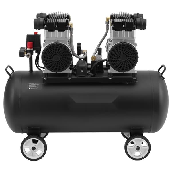 Luftkompressor Bärbar Oljefri 20 Gallon, 90 PSI, Tyst Drift, Effektiv, Energisparande, Perfekt för Hem och Garage