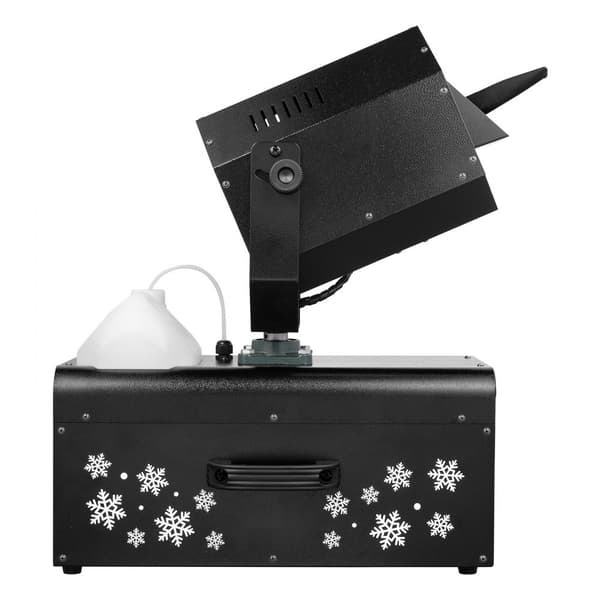 Snemaskine 2000W Trådløs, Fjernbetjent Swing Snemaskine, Ideel til Skiferier, Effektiv Snebortskaffelse.