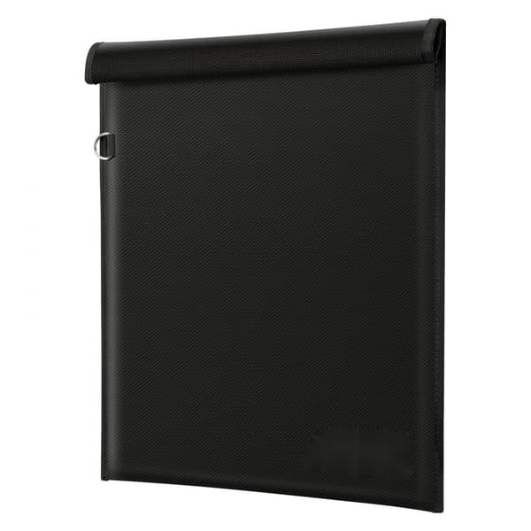 Faraday-laukku, Signaalinestäjä Kannettaville Tietokoneille ja Tableteille, Musta, 16,9 x 15 cm