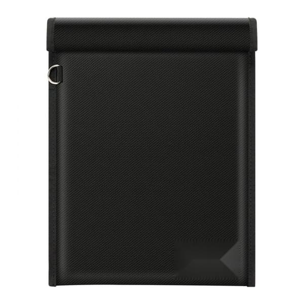 Faraday-laukku, Signaalinestäjä Kannettaville Tietokoneille ja Tableteille, Musta, 16,9 x 15 cm