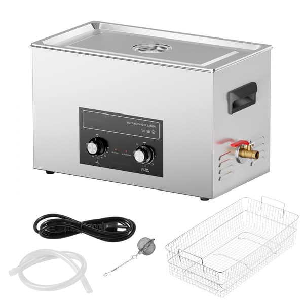 30L Ultrasonic Cleaner med varme, timer & kurv, digital sonic maskine til effektiv rengøring.