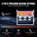 Miniatyrbillede 4 af 11: 6L Ultrasonic Cleaner med varme, timer & kurv, digital sonisk maskine til effektiv rengøring.