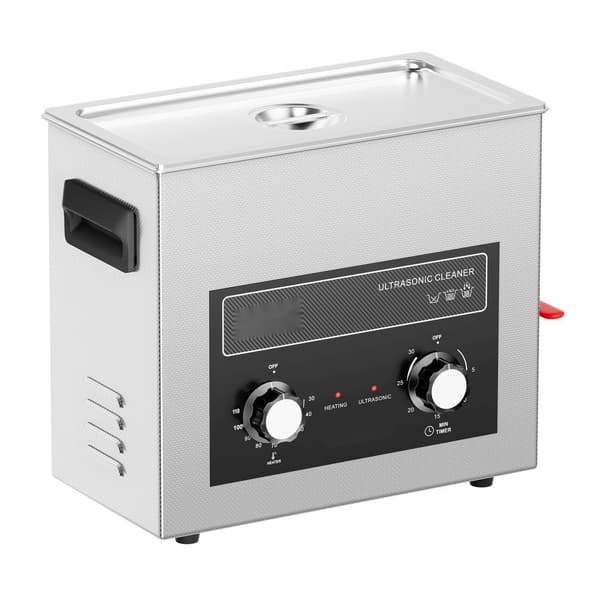 6L Ultrasonic Cleaner med varme, timer & kurv, digital sonisk maskine til effektiv rengøring.