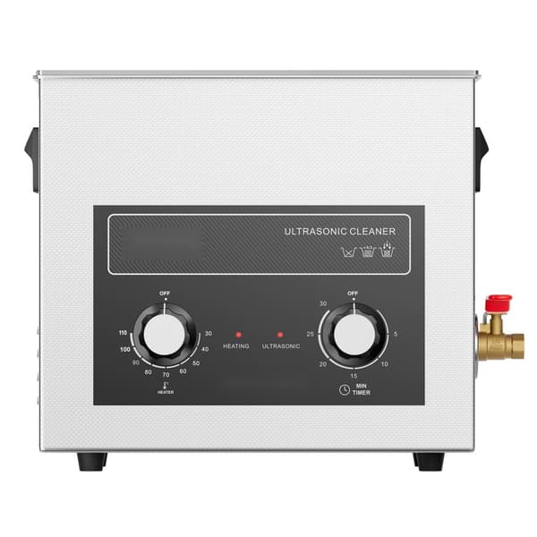 6L Ultrasonic Cleaner med varme, timer & kurv, digital sonisk maskine til effektiv rengøring.