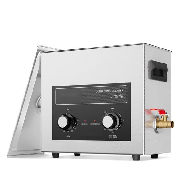 6L Ultrasonic Cleaner med varme, timer & kurv, digital sonisk maskine til effektiv rengøring.