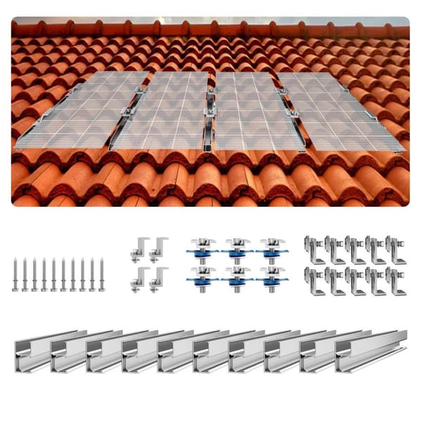 Solpanel Monteringsfästen, Universal Monteringssats för tak, hållbara material, enkel installation, energieffektivitet