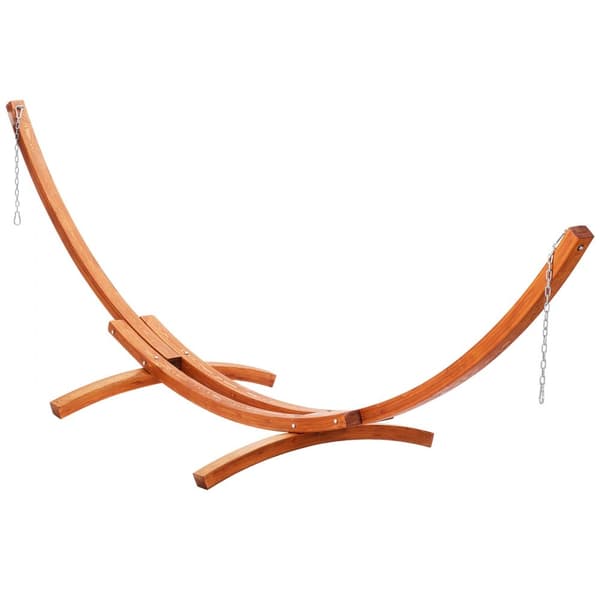Trä-hängmatta 475 lbs, hängmattsram för 9-13 ft, hållbar design, perfekt för avkoppling och utomhusbruk