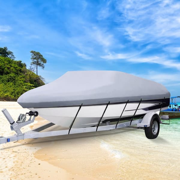 Vedenpitävä Heavy Duty Pikaveneen Suoja 25-28FT, Kalastus ja Hiihto V-Hull Marine, kestävä suojaus