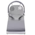 Miniatyrbillede 11 af 11: Folde Baby Bouncer, Sædestol til 0-9 måneder, med legetøjsstang, justerbar, komfortabel, letvægts, sikkerhedssele.