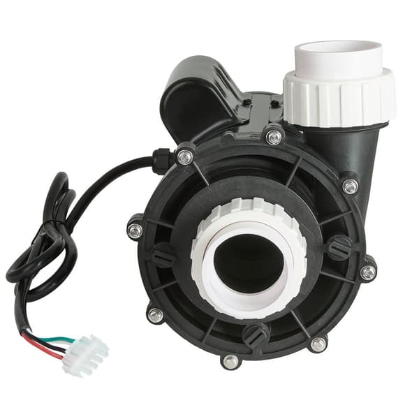 Spa-pumpe 2-hastigheder, 1100W/35M³/h højhastighed, 250W/14M³/h lavhastighed, 2 tommer stik, overophedning beskyttelse, til hjem og udendørs spa.