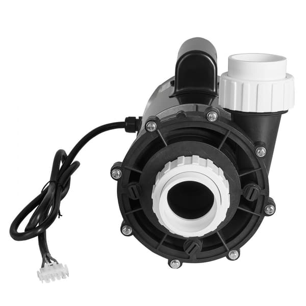 Spa-pump 1900W, dubbla hastigheter, 2 In/5,6CM kontakter, överhettningsskydd, lämplig för hemmaspa och utomhusspa