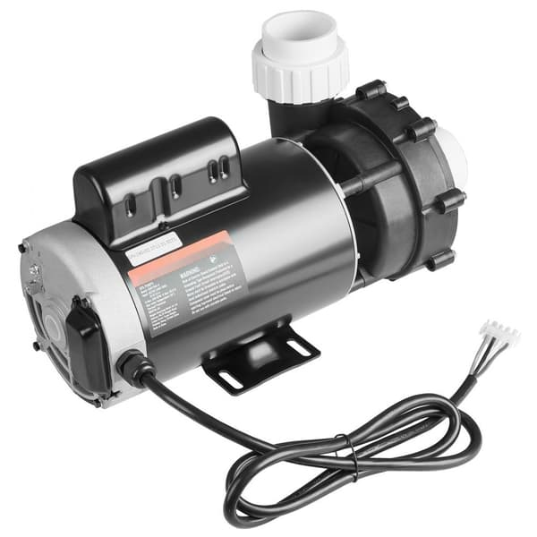 Spa-pump 1900W, dubbla hastigheter, 2 In/5,6CM kontakter, överhettningsskydd, lämplig för hemmaspa och utomhusspa