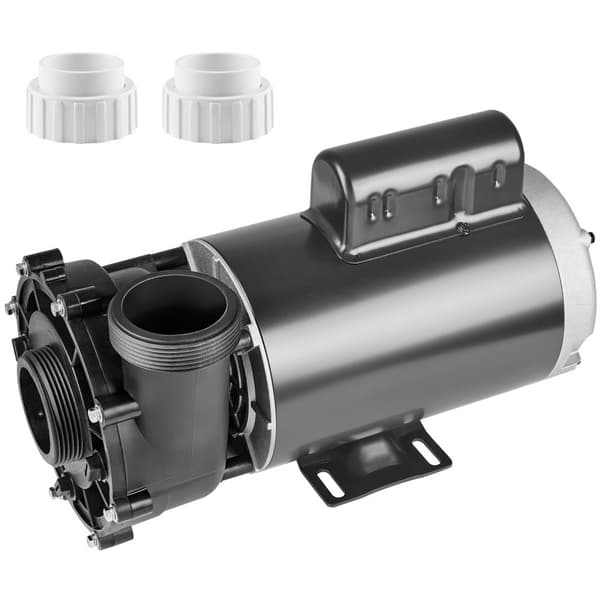 Spa-pumpe med 2 hastigheder, 1900W, 43 M³/H, 450W, 21,5 M³/H, 90° stik, anti-lækage, overophedningsbeskyttelse, til hjemme- og udendørs spa.