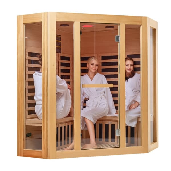 2470W Kotisauna, Spa 3-4 henkilölle, Far Infrapuna, puinen saunahuone, nopea lämmitys, rentoutumisratkaisu