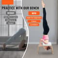Miniatyrbillede 7 af 11: Yoga Hovedstand Bænk, Inversion Stol til Øvelse, Fitness Træning, Stabil Styrke, Justerbar Højde, Ergonomisk Design.