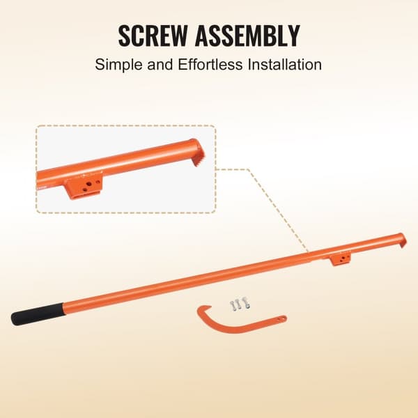 Cant Hook Værktøj 59'' i Heavy Duty Stål, Tømmerroller, Robust Skovbrugsværktøj til Effektiv Håndtering af Træ.