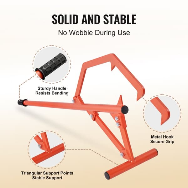 Timberjack 46,5 Heavy Duty Stocklyftare, Robust Design, Max 25 Diameter, Effektiv Tunga Lyft, Pålitlig Utrustning
