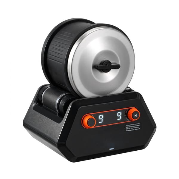 Rock Tumbler Kit 4 lbs, 9 hastigheder, 9-dages timer, polermaskine til sten, ideel til hobby og håndværk, robust design.
