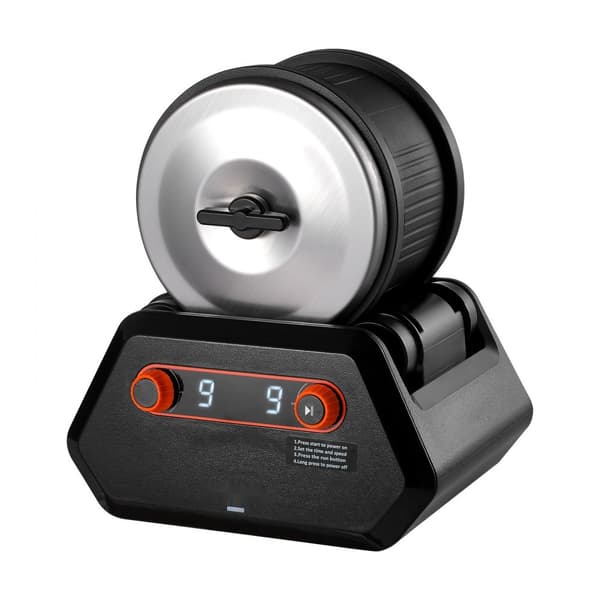 Rock Tumbler Kit 4 lbs, 9 hastigheder, 9-dages timer, polermaskine til sten, ideel til hobby og håndværk, robust design.