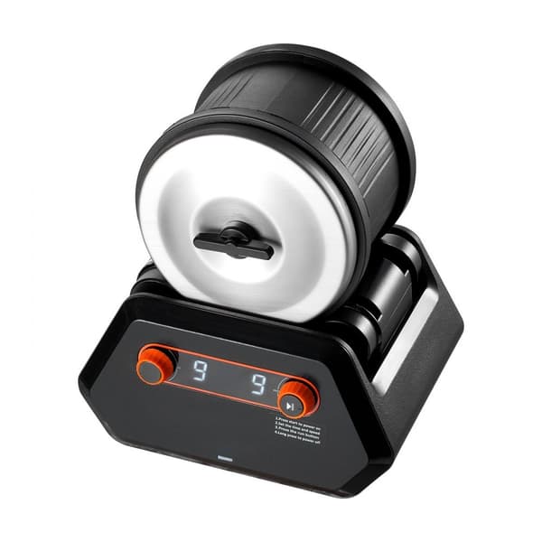 Rock Tumbler Kit 4 lbs, 9 hastigheder, 9-dages timer, polermaskine til sten, ideel til hobby og håndværk, robust design.