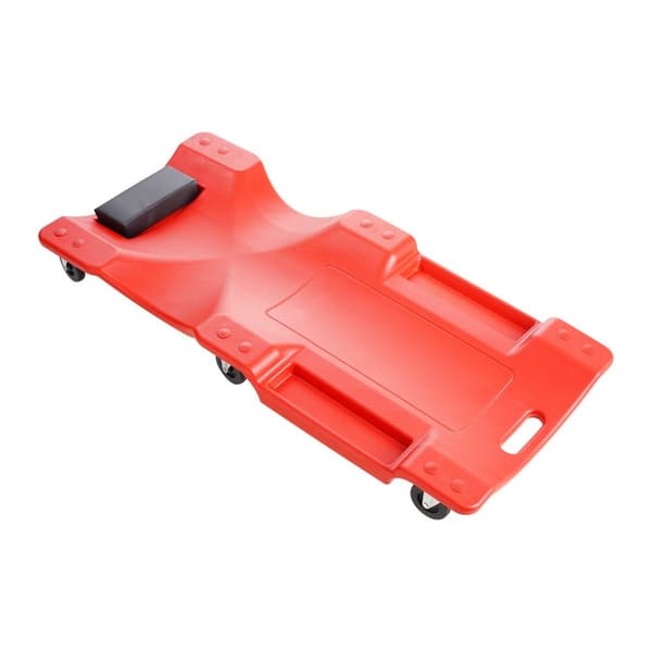 40 i Mekanisk Plastic Creeper, Automotive Rolling Garage, 350 lbs HDPE, robust, ergonomisk design, ideel til reparation og vedligeholdelse.