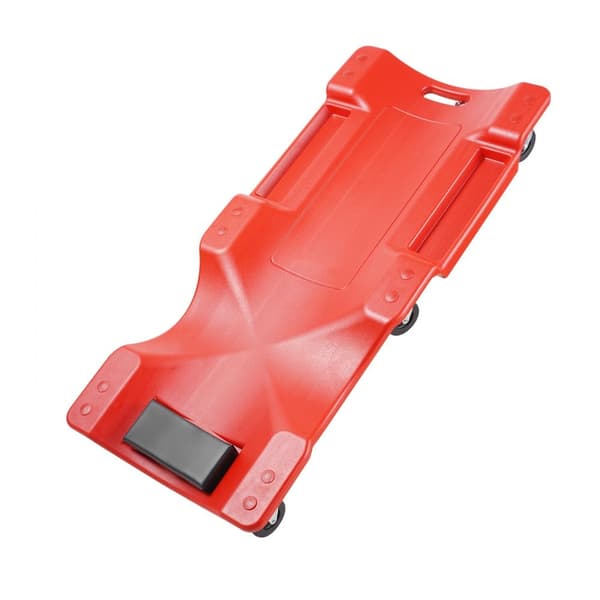 40 i Mekanisk Plastic Creeper, Automotive Rolling Garage, 350 lbs HDPE, robust, ergonomisk design, ideel til reparation og vedligeholdelse.