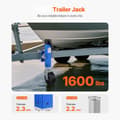 Miniatyrbillede 2 af 11: Robust bådtrailer jack, marine, drejelig montering, 1600 lbs belastning, heavy duty, tung last, nem at betjene.