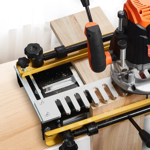 Præcise 12 tommer Dovetail Jig med 3 skabeloner, router jig til perfekte sammenføjninger, nem at bruge, høj kvalitet.