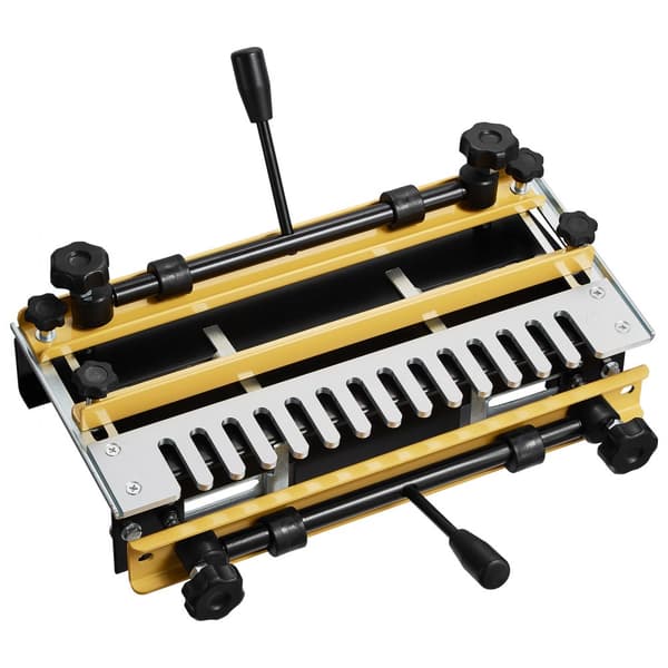 Præcise 12 tommer Dovetail Jig med 3 skabeloner, router jig til perfekte sammenføjninger, nem at bruge, høj kvalitet.