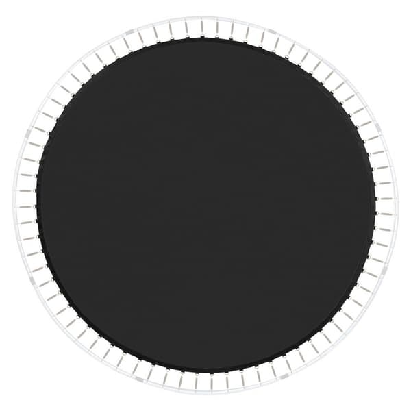 Ersättningsstudsmatta 14 fot, 72 V-ring, passar fjädrar 6,5-7, hållbar, lätt att installera, säker och bekväm hoppa!