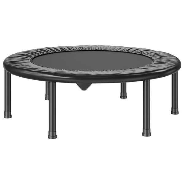 Hopfällbar mini fitnessstudsmatta 36, rebounder för inomhusträning, perfekt för cardio och styrka, lätt och kompakt design