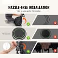 Miniatyrbillede 7 af 11: 40 Foldbar Mini Fitness Trampolin til Voksne, Indendørs Træningsrebounder, Øget Kondition, Pladsbesparende Design