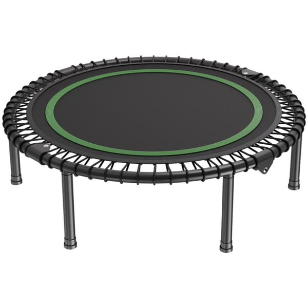 40 Foldbar Mini Fitness Trampolin til Voksne, Indendørs Træningsrebounder, Øget Kondition, Pladsbesparende Design