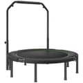 Pikkukuva 10 / 11: Kokoontaitettava Minifitness-Trampoliini Aikuisille, Harjoitusrebounder Kahvalla, Optimoitu Kuntoilu, 52 tuumaa