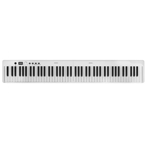 Kannettava Taitettava Piano 88-Näppäimistöllä, Bluetooth MIDI, Valkoinen, Helppo Kuljettaa ja Soittaa