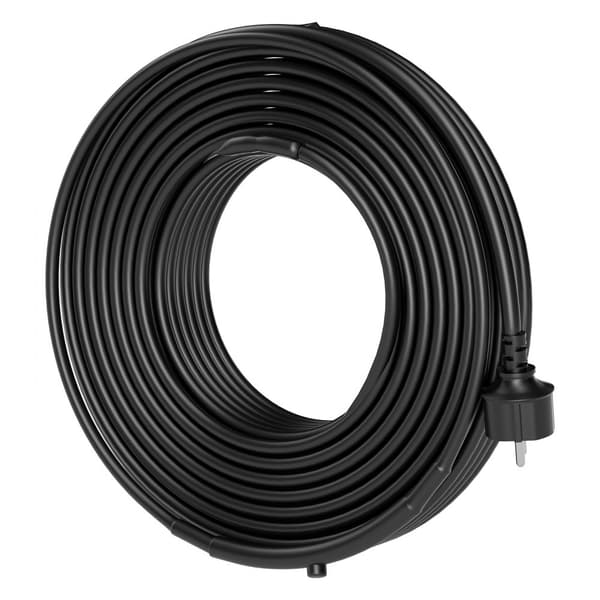 Selvregulerende rørvarmekabel 24,4m, 16,4W/m, varmetape med termostat, energieffektiv, nem installation, holdbar varmeoverførsel.