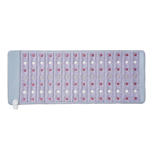 Far Infrarød Varmepude 60x24 i Ametyst, 103-159℉ Temperatur, Smertebehandling, Hurtig Opvarmning, Ergonomisk Design.