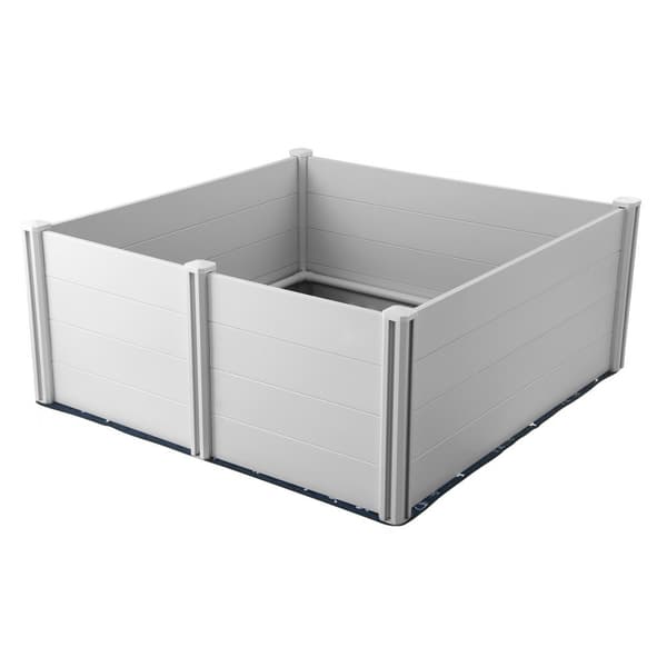 Koiran pentulaatikko 59,8x59,8x24 cm, PVC-kiskot, pee pad pennuille, kestävä ja helppo puhdistaa