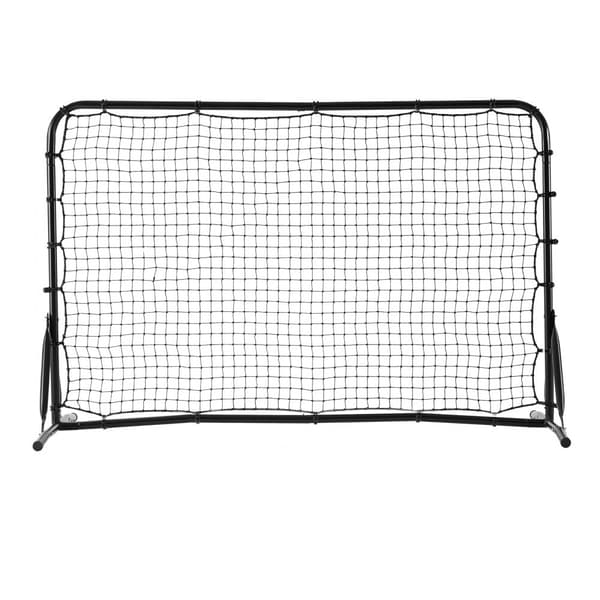 6x4FT fodbold rebound træner, dobbeltsidet net, træningsudstyr til fodbold, forbedr skud og afleveringer, hold dig i form.