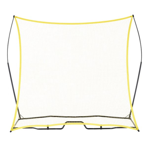 Bärbar Fotboll Rebounder 7x7FT, Tränarnät med Väska, Effektiv Fotbollsträning för Hemma eller På Resan